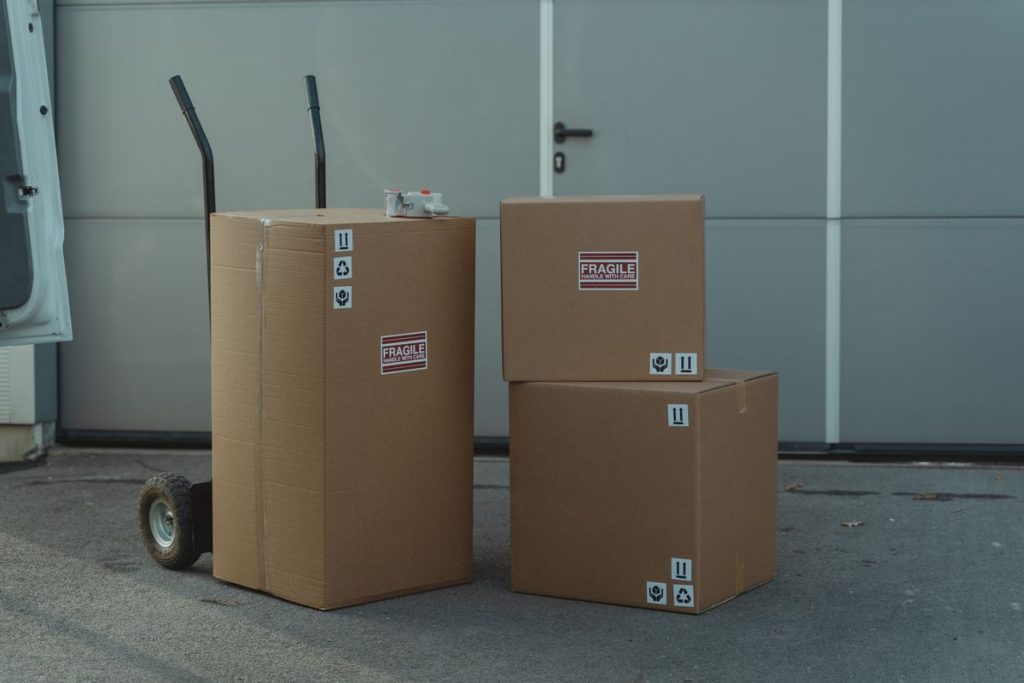 Reduced volume packaging makes compressed sofa delivery easier