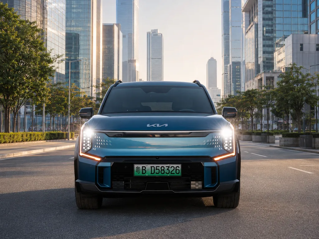 Late-model used electric vehicles from China ready for export
