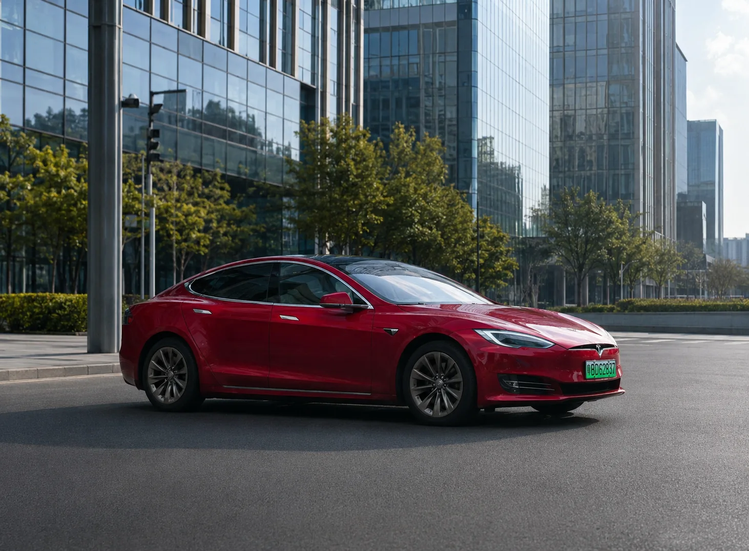 Late-model used electric vehicle from China available for export