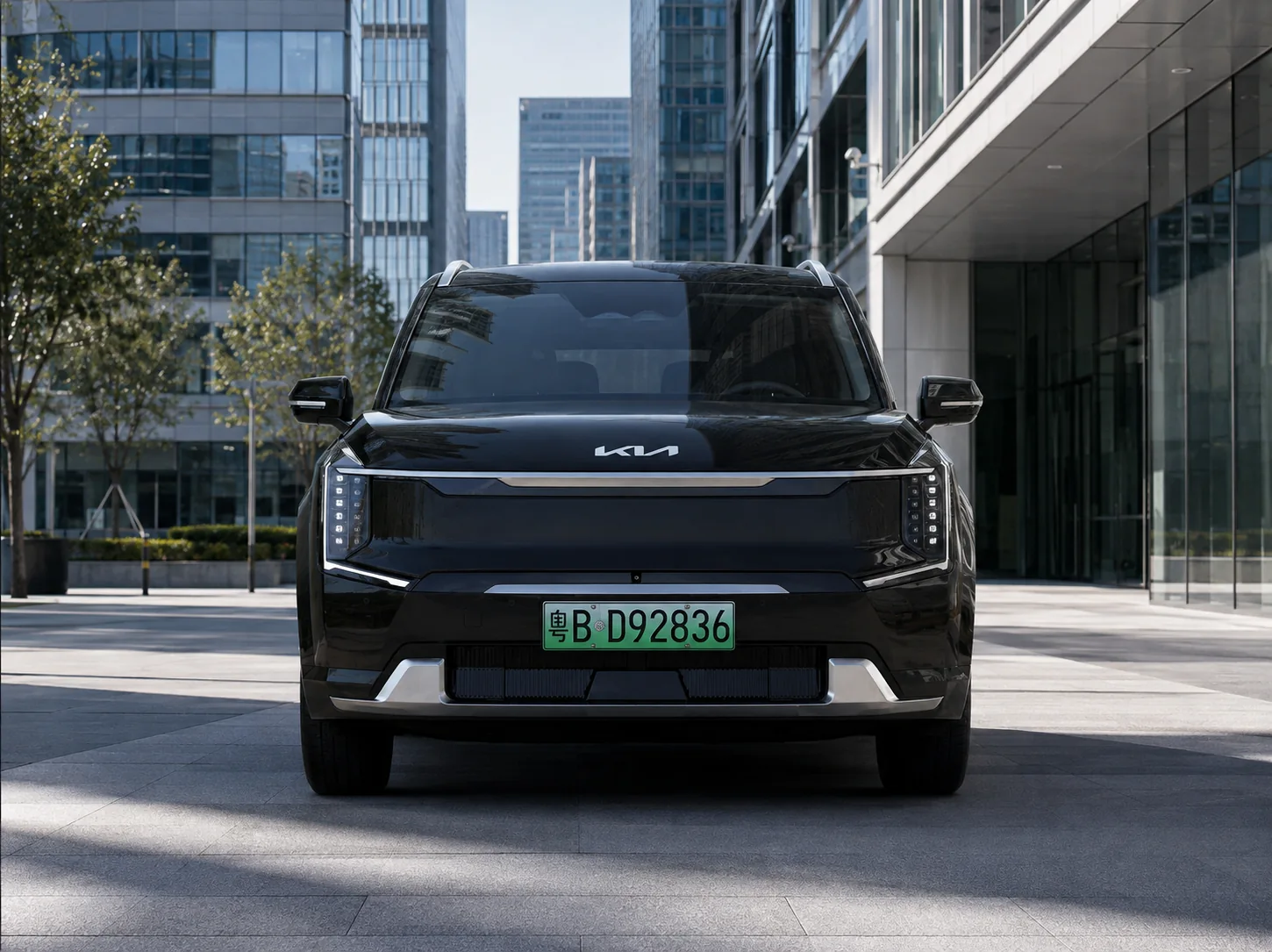 Brand new electric SUV from China ready for global export markets