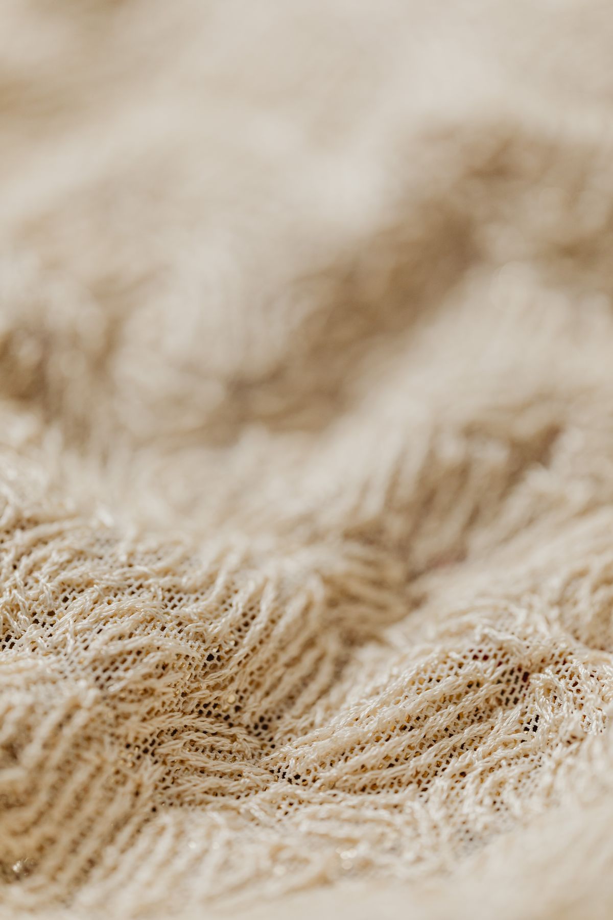 Soft woven textile upholstery close up